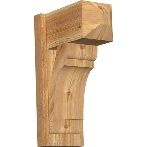 Ekena Millwork Olympic Craftsman Rough Sawn Outlooker, Western Red Cedar, 8"W x 14"D x 22"H OUT08X14X22OLY04RWR - main